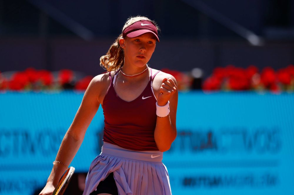 Андреева вышла в четвертьфинал турнира в Мадриде